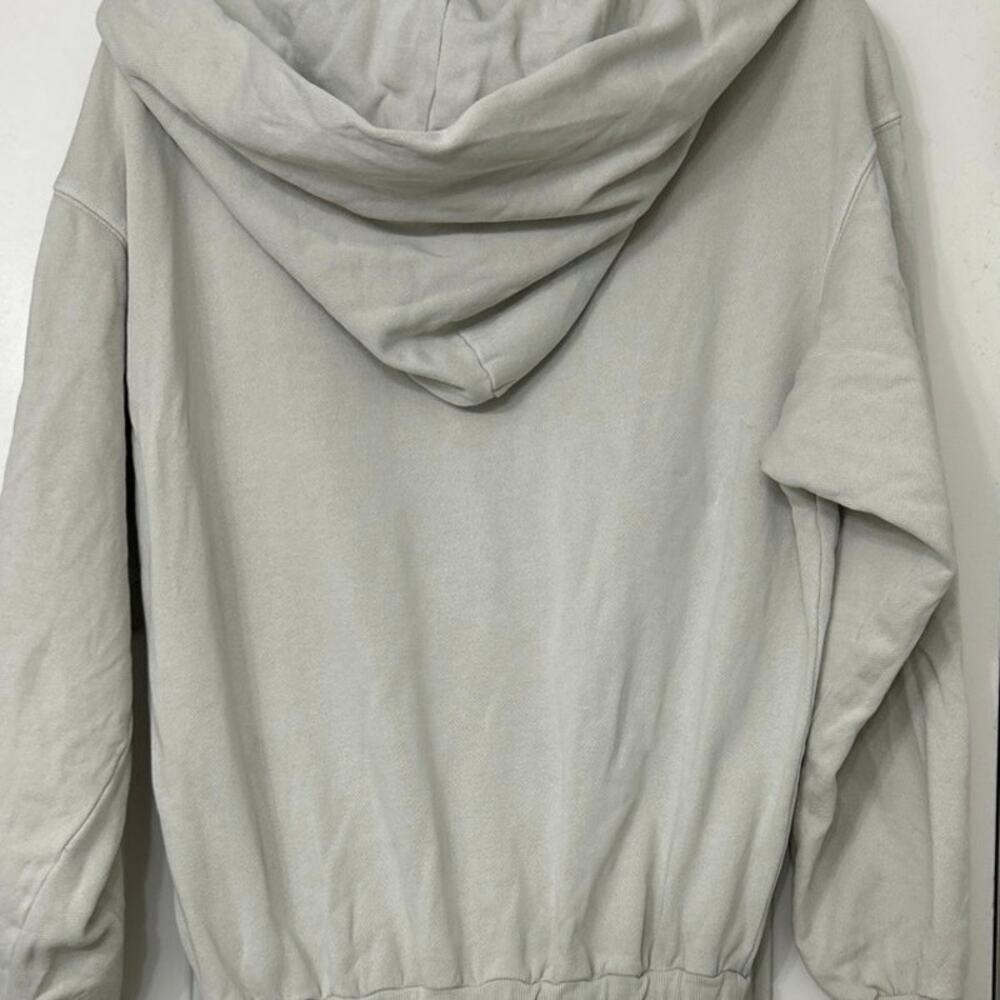 Free People Beach Kickin It Romper XS Stone Hoodie Lounge Oversized Relaxed - Picture 8 of 13